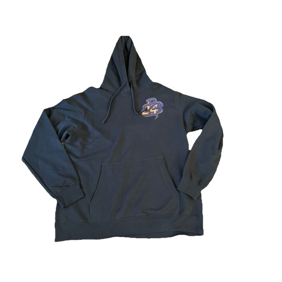 Mamba‎ Mentality 24 Kobe Bryant Lakers Large Black Hoodie EUC - Picture 1 of 4